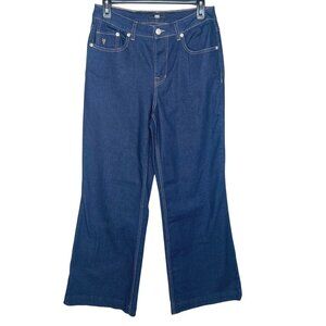 Frye Womens Blue Denim Flared Jeans Size 27